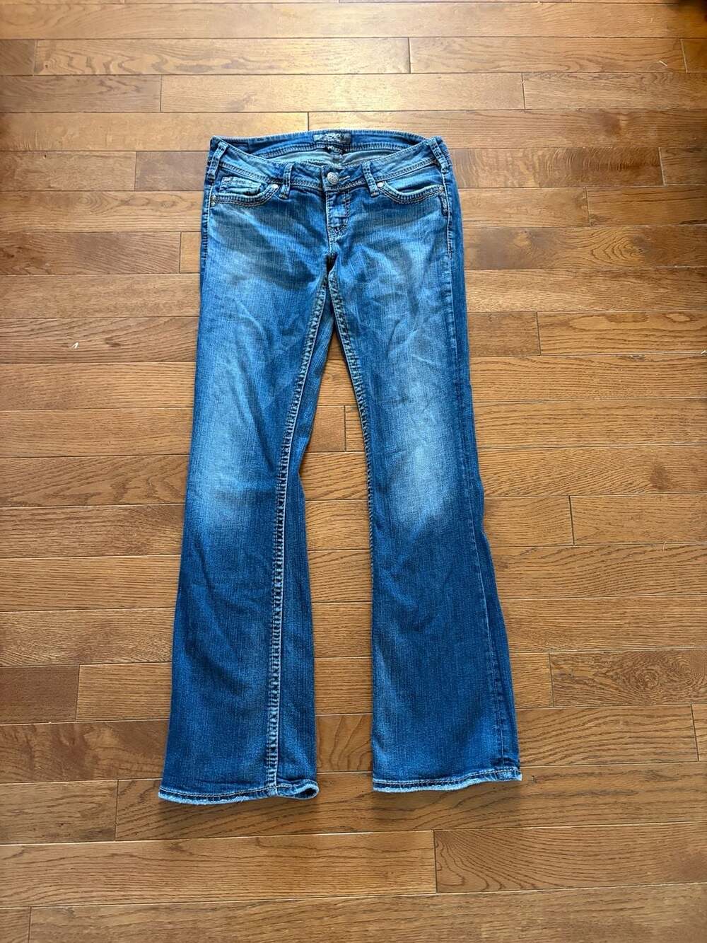 Silver Jeans Co. Pioneer Bootcut Jeans W30/L33 Blue Denim